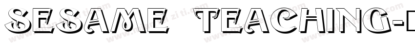 Sesame teaching字体转换